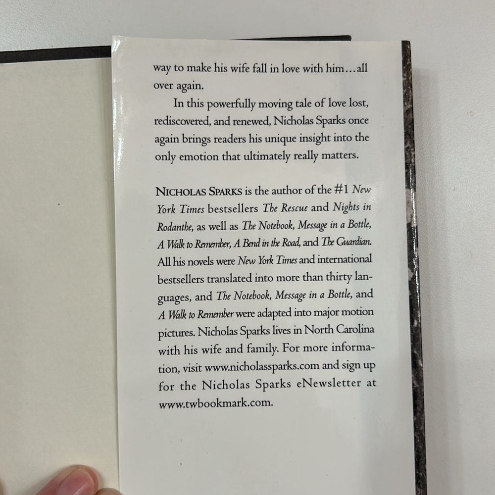Nicholas Sparks- The Wedding- Hardcover/hardback book. - Picture 4 of 16
